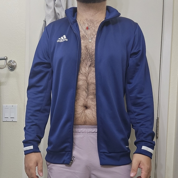 adidas Other - Adidas Aeroready Navy Blue Track Jacket Size L